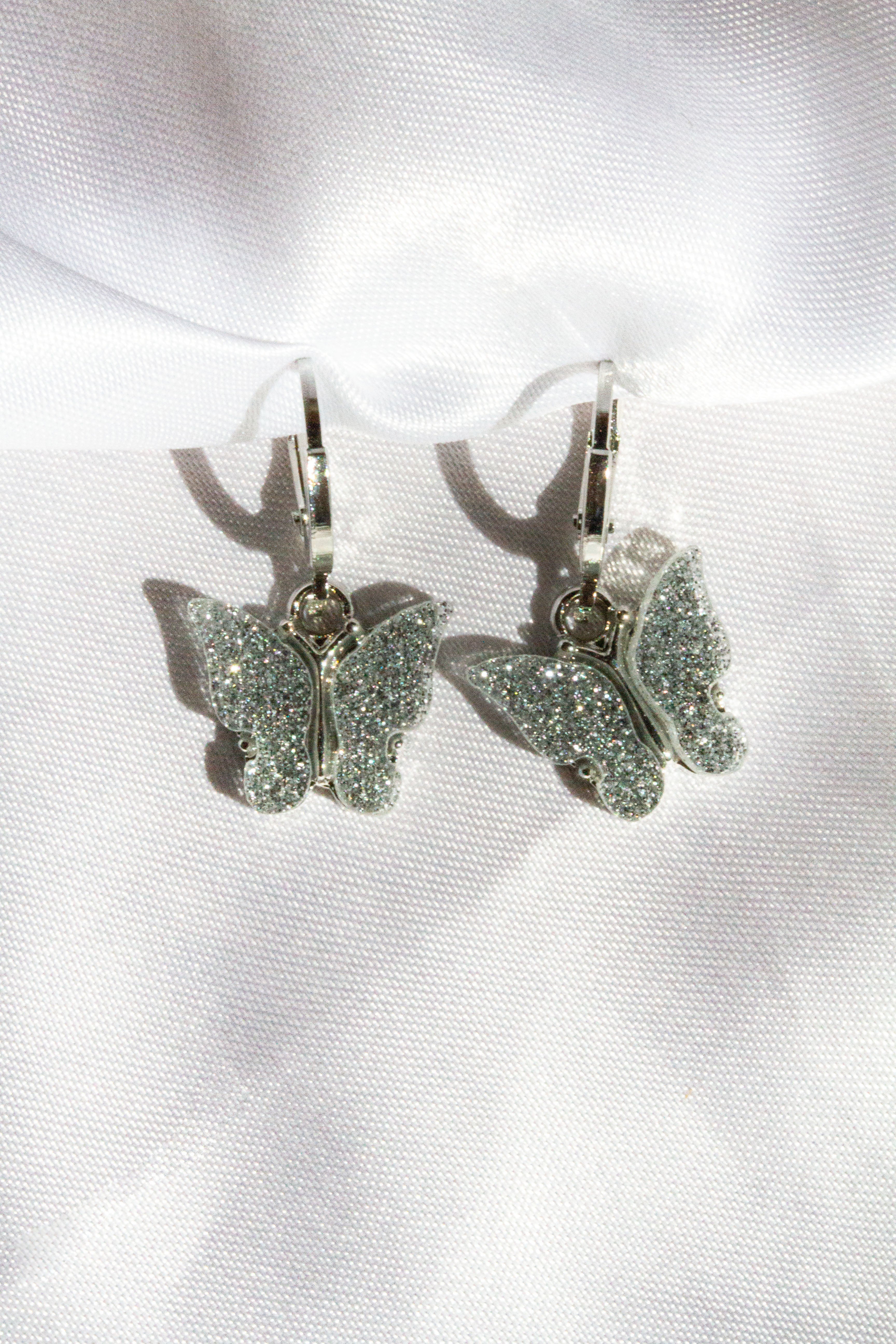 Ohrringe Butterfly Silver